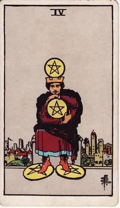 錢幣四 Four of Pentacles
