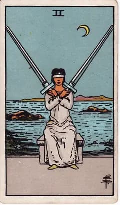 寶劍二 Two of Swords
