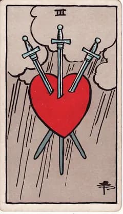 寶劍三 Three of Swords