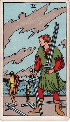 寶劍五 Five of Swords