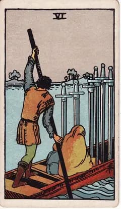 寶劍六 Six of Swords