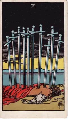 寶劍十 Ten of Swords