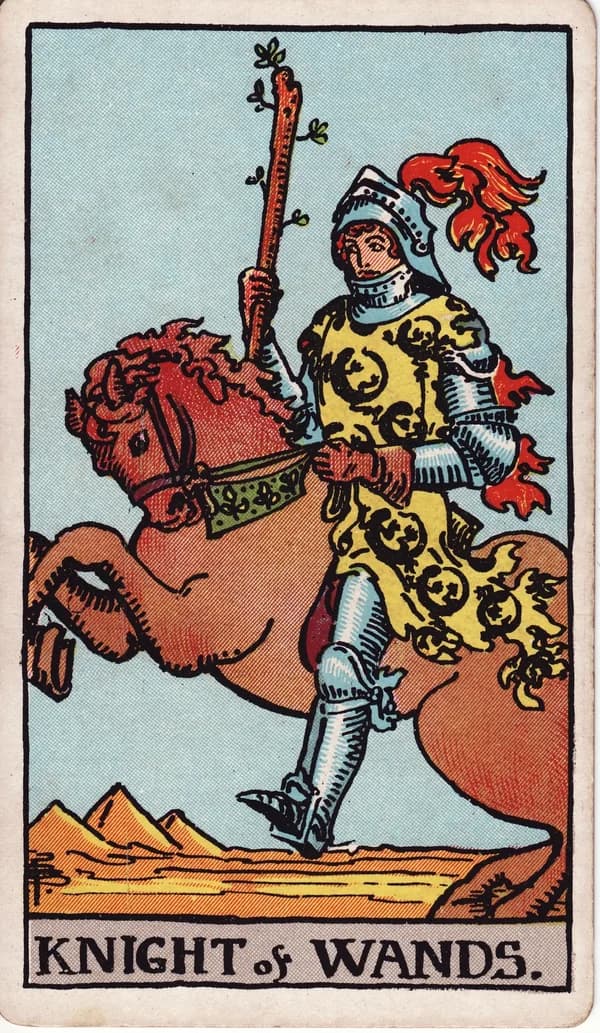 權杖騎士 Knight of Wands 塔羅牌