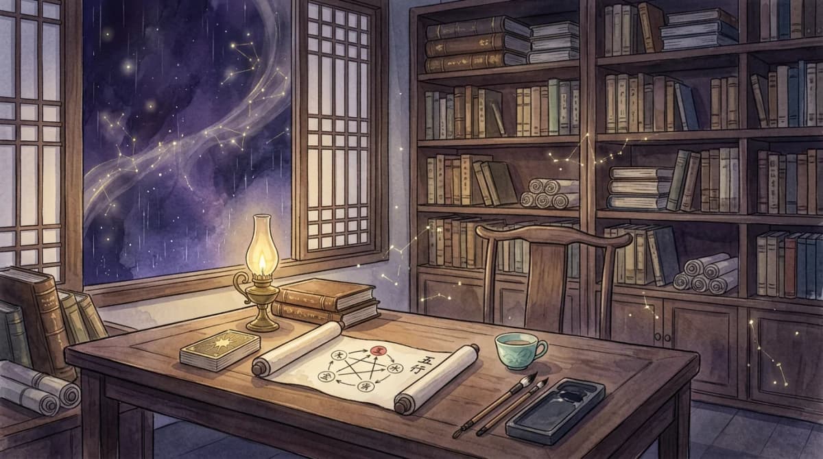他的工作場景